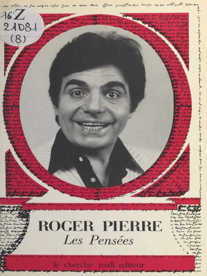 cover image of Les pensées de Roger Pierre